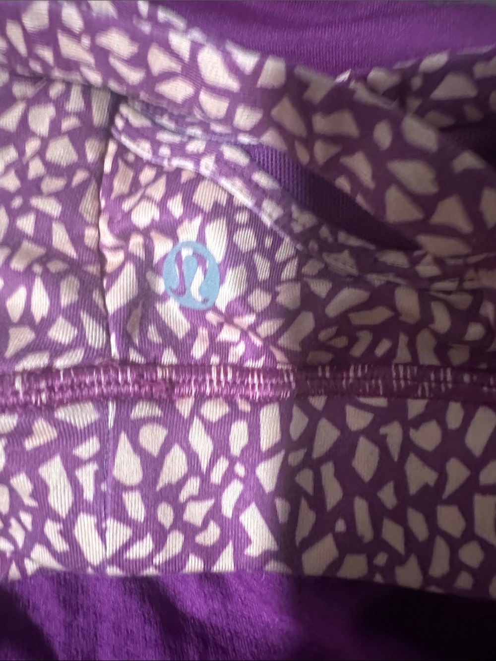lululemon athletica Magenta Tank with Patterned Pink Straps - Picture 3 of 4